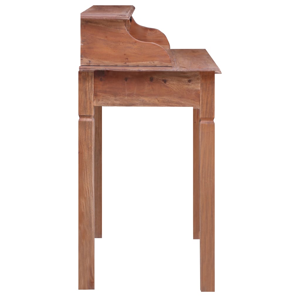 Bureau d'écriture et tiroirs 90x50x101 cm bois massif d'acajou - XIOS