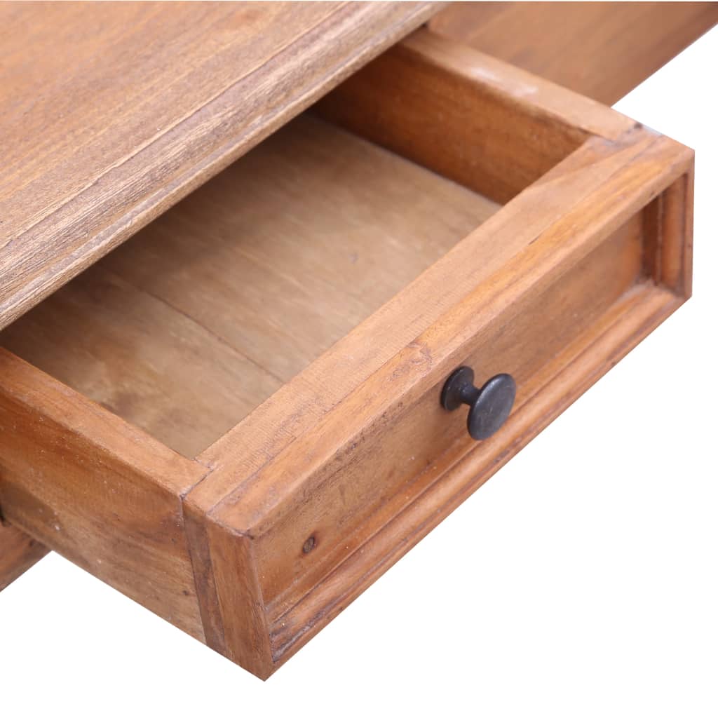 Bureau d'écriture et tiroirs 90x50x101 cm bois massif d'acajou - XIOS