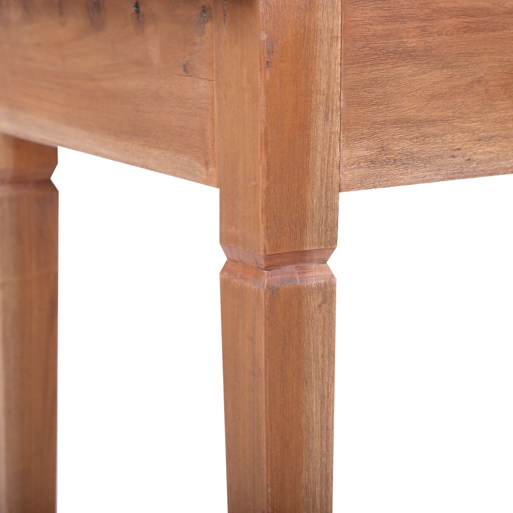 Bureau d'écriture et tiroirs 90x50x101 cm bois massif d'acajou - XIOS