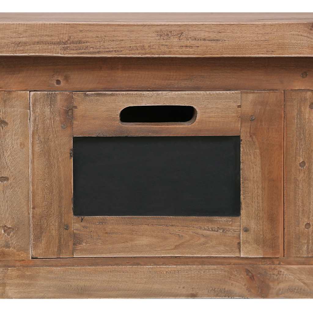 Meuble TV avec 3 tiroirs 120x30x40 cm Bois d'acajou massif