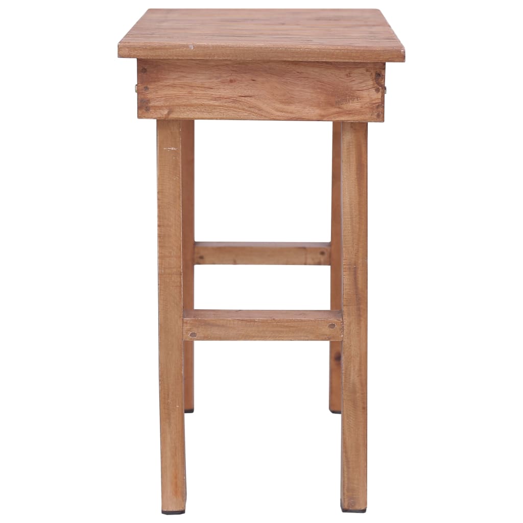 Table d'appoint 70x35x60 cm bois d'acajou massif - XIOS