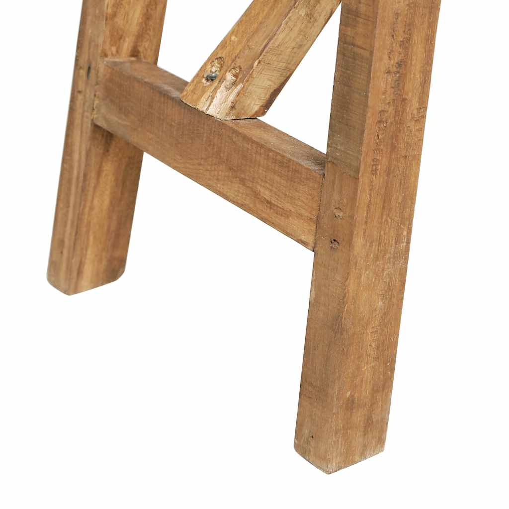 Table console 130x40x80 cm bois de récupération mélangé - XIOS