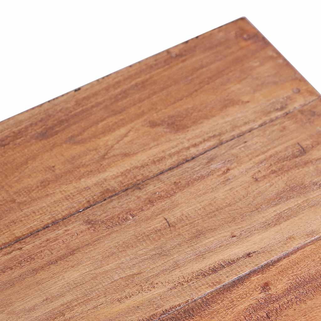 Table basse 60x45x23 cm bois d'acajou massif - XIOS