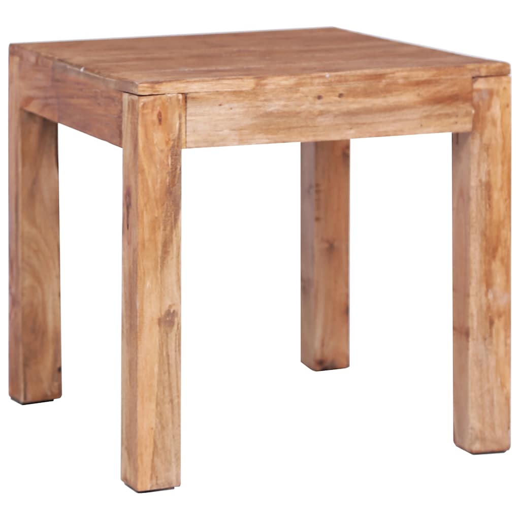 Table basse 53x50x50 cm bois d'acajou massif - XIOS