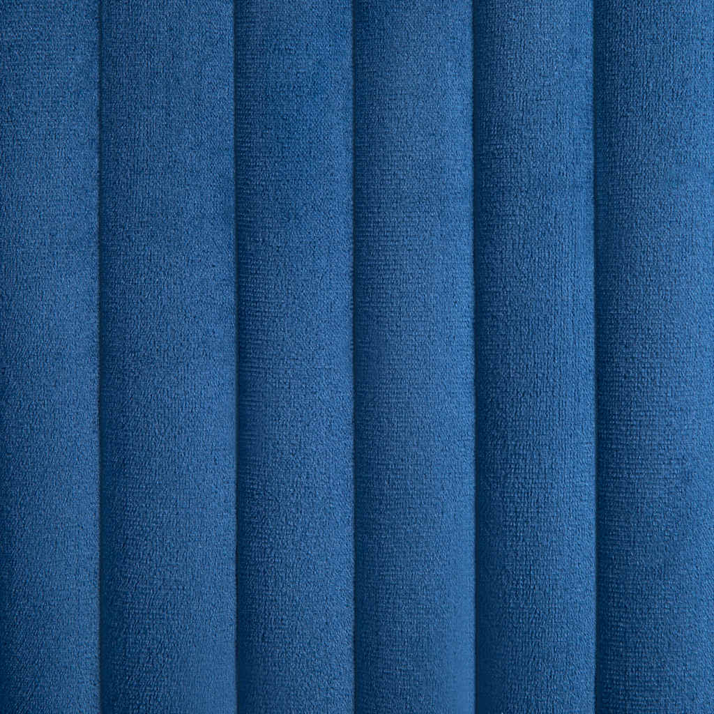 Chaises à manger lot de 6 bleu velours