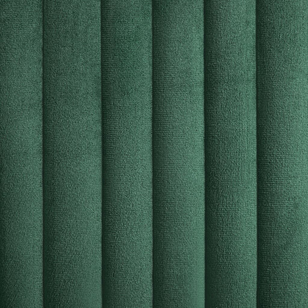 Chaises à manger lot de 4 vert velours - XIOS