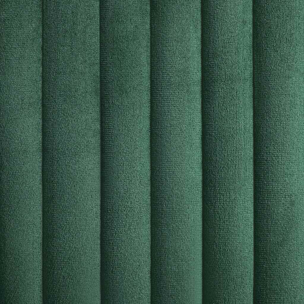 Chaises à manger lot de 4 vert velours