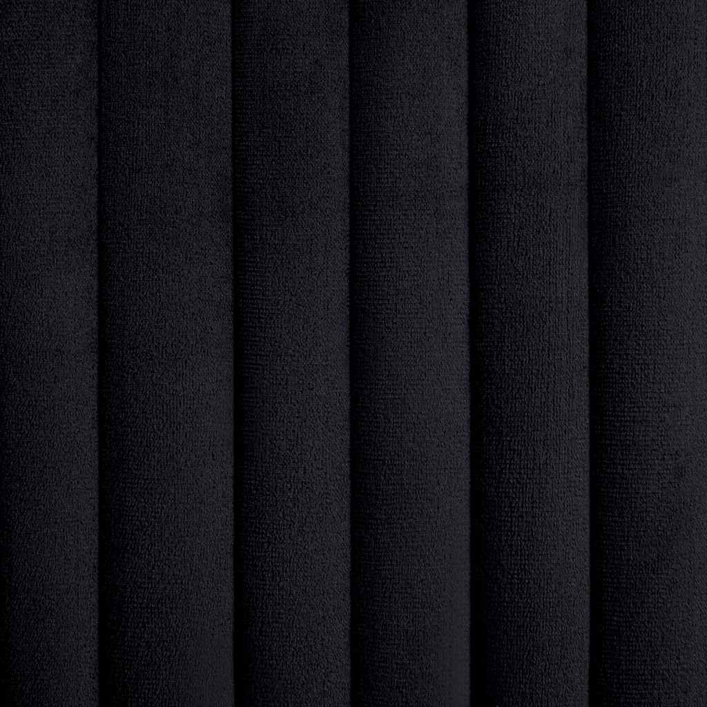 Chaises à manger lot de 6 noir velours
