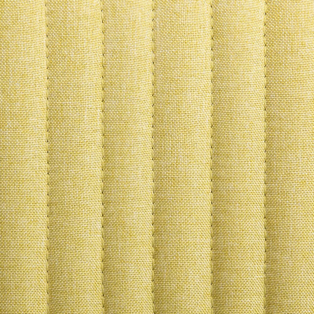 Chaises à manger lot de 6 vert tissu - XIOS