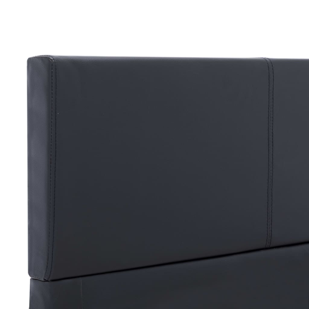 Cadre de lit Noir Similicuir 100 x 200 cm - XIOS