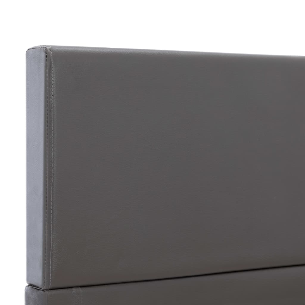 Cadre de lit Gris Similicuir 100 x 200 cm - XIOS