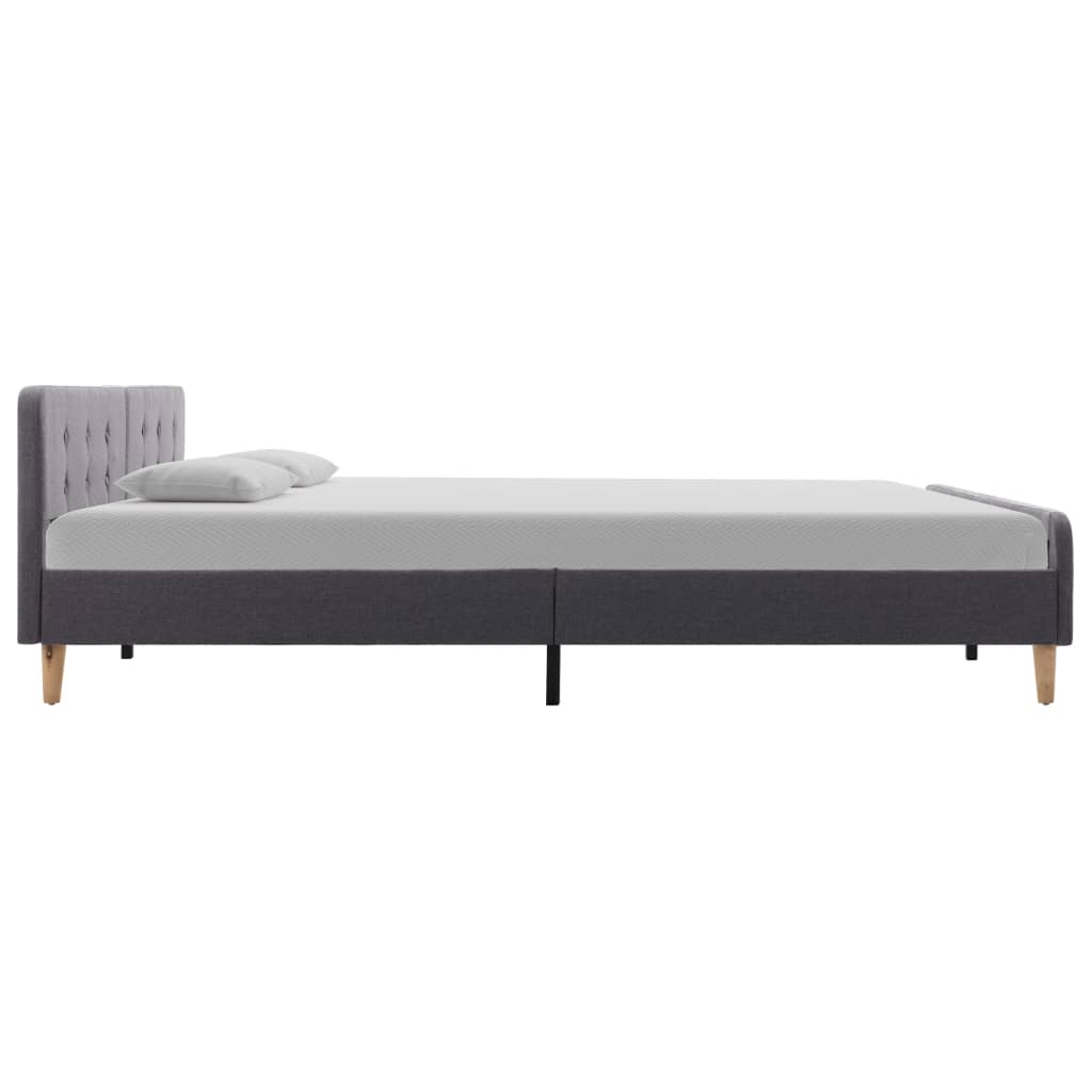 Cadre de lit Gris clair Tissu 180 x 200 cm - XIOS