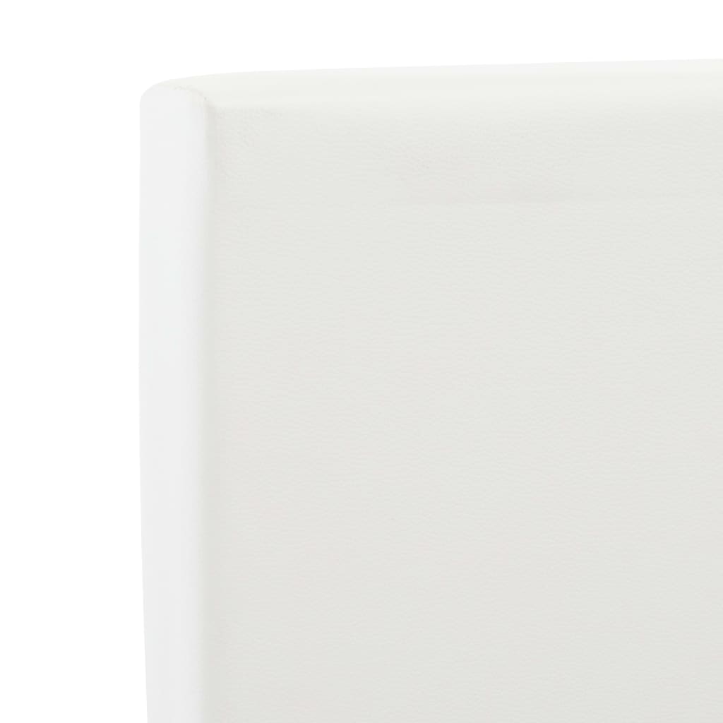 Cadre de lit avec tiroirs Blanc Similicuir 140 x 200 cm - XIOS