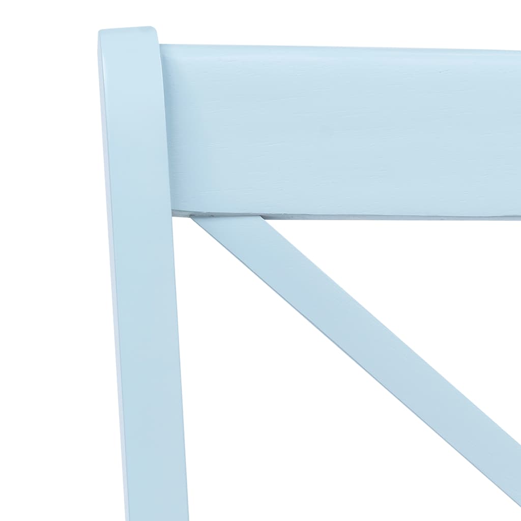 Chaises à manger lot de 6 gris et bois clair bois hévéa massif