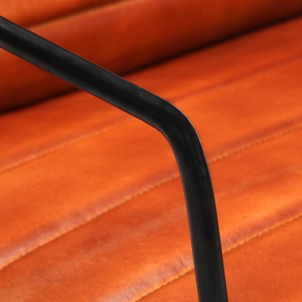 Fauteuil Brun roux Cuir véritable - XIOS
