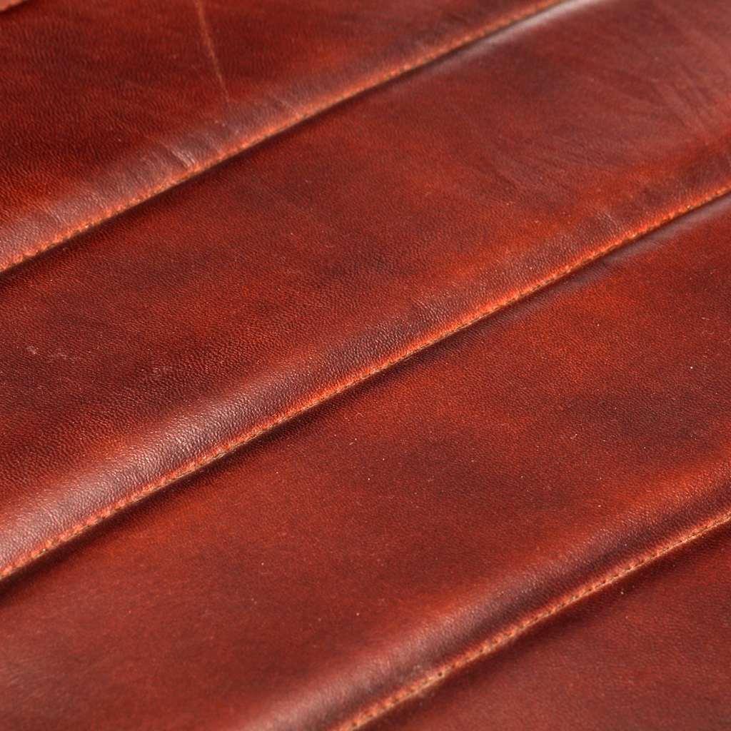 Fauteuil Marron foncé Cuir véritable - XIOS