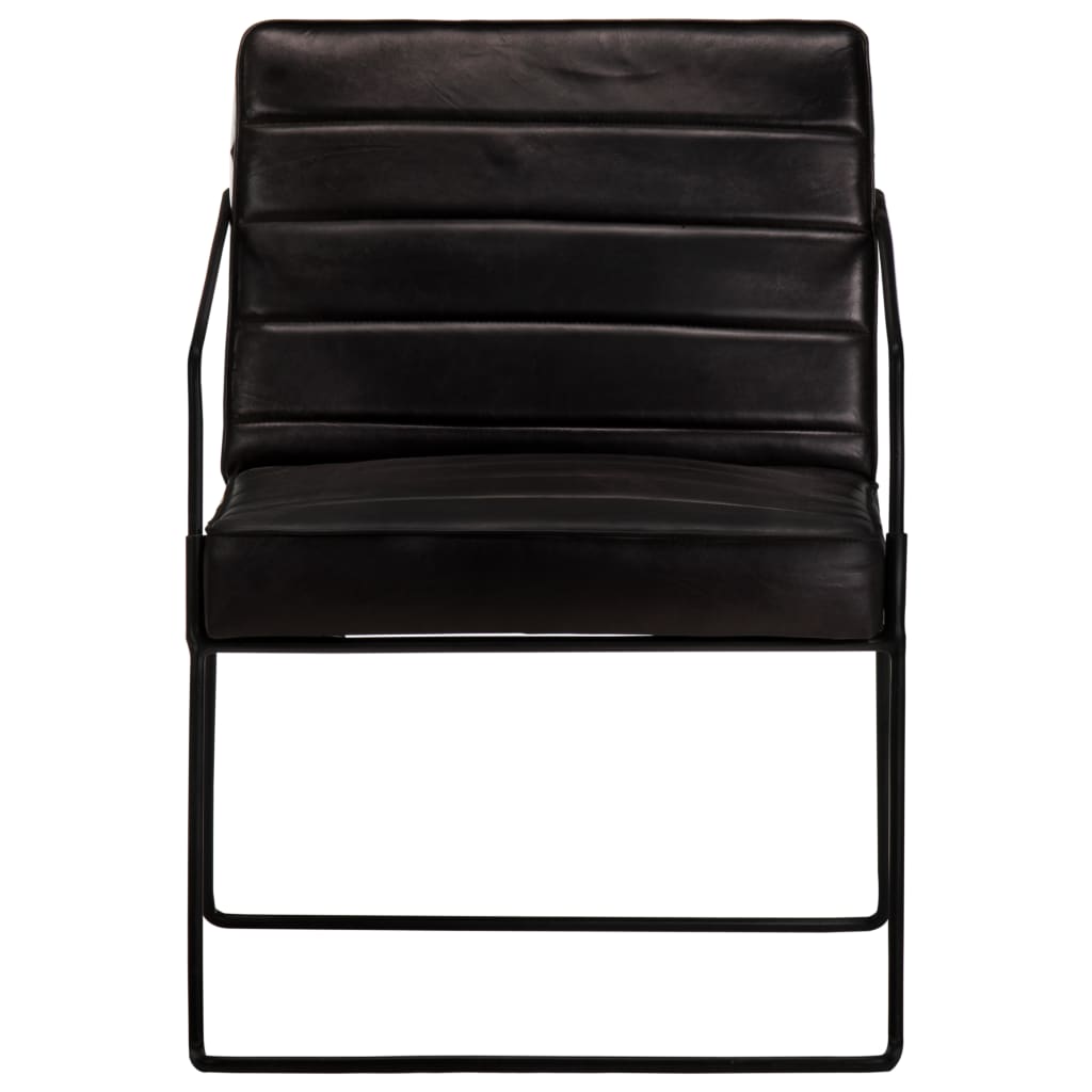 Fauteuil Noir Cuir véritable - XIOS