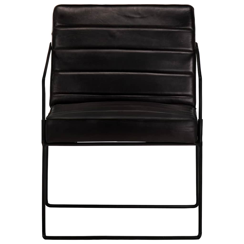 Fauteuil Noir Cuir véritable