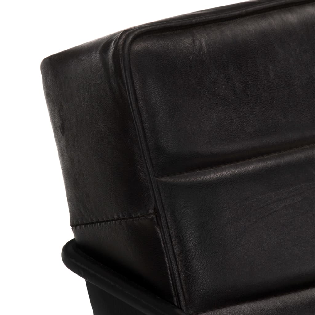Fauteuil Noir Cuir véritable - XIOS
