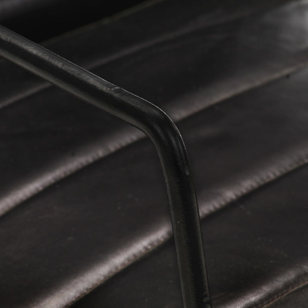 Fauteuil Noir Cuir véritable - XIOS