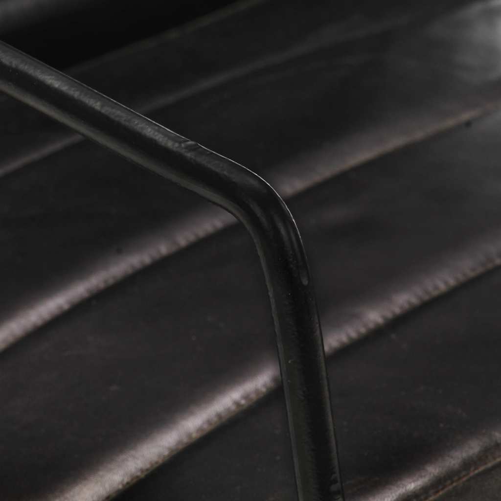 Fauteuil Noir Cuir véritable