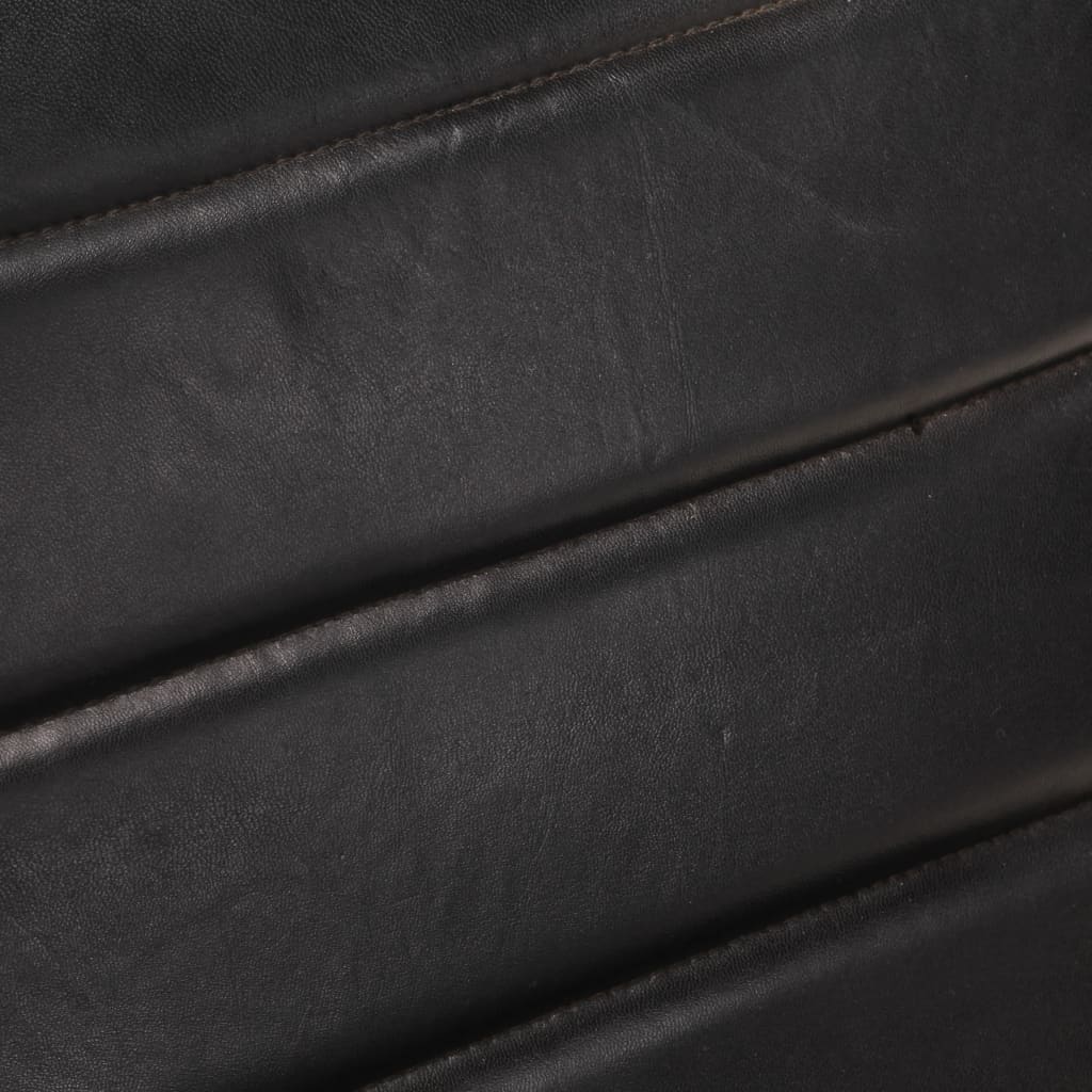 Fauteuil Noir Cuir véritable - XIOS