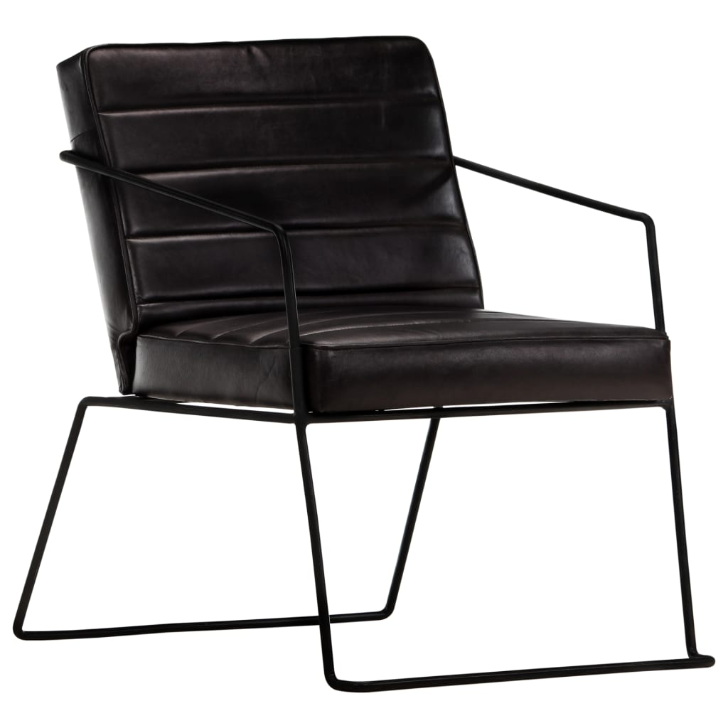 Fauteuil Noir Cuir véritable - XIOS