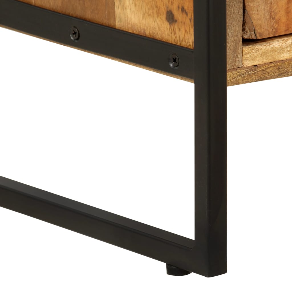 Bibliothèque 4 niveaux 124x30x180cm Bois solide de récupération - XIOS