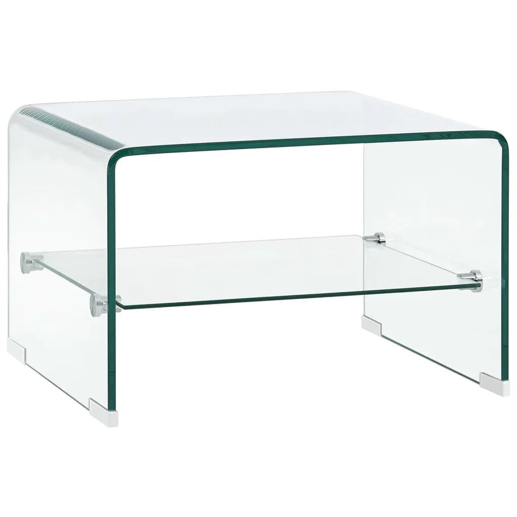 Table basse Clair 50x45x33 cm Verre trempé - XIOS