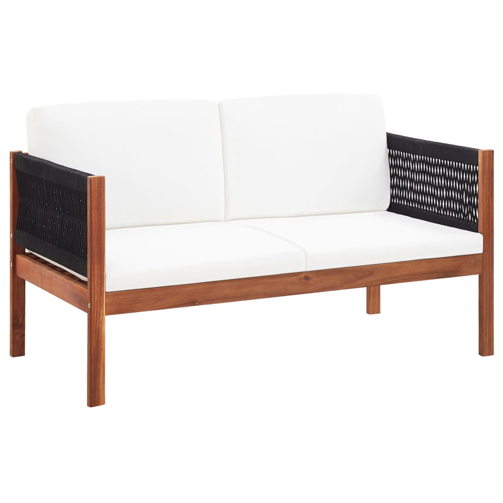 Salon de jardin 4 pcs Bois d'acacia solide - XIOS