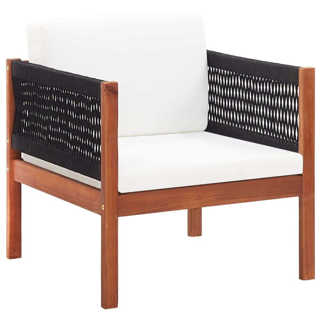 Salon de jardin 4 pcs Bois d'acacia solide - XIOS