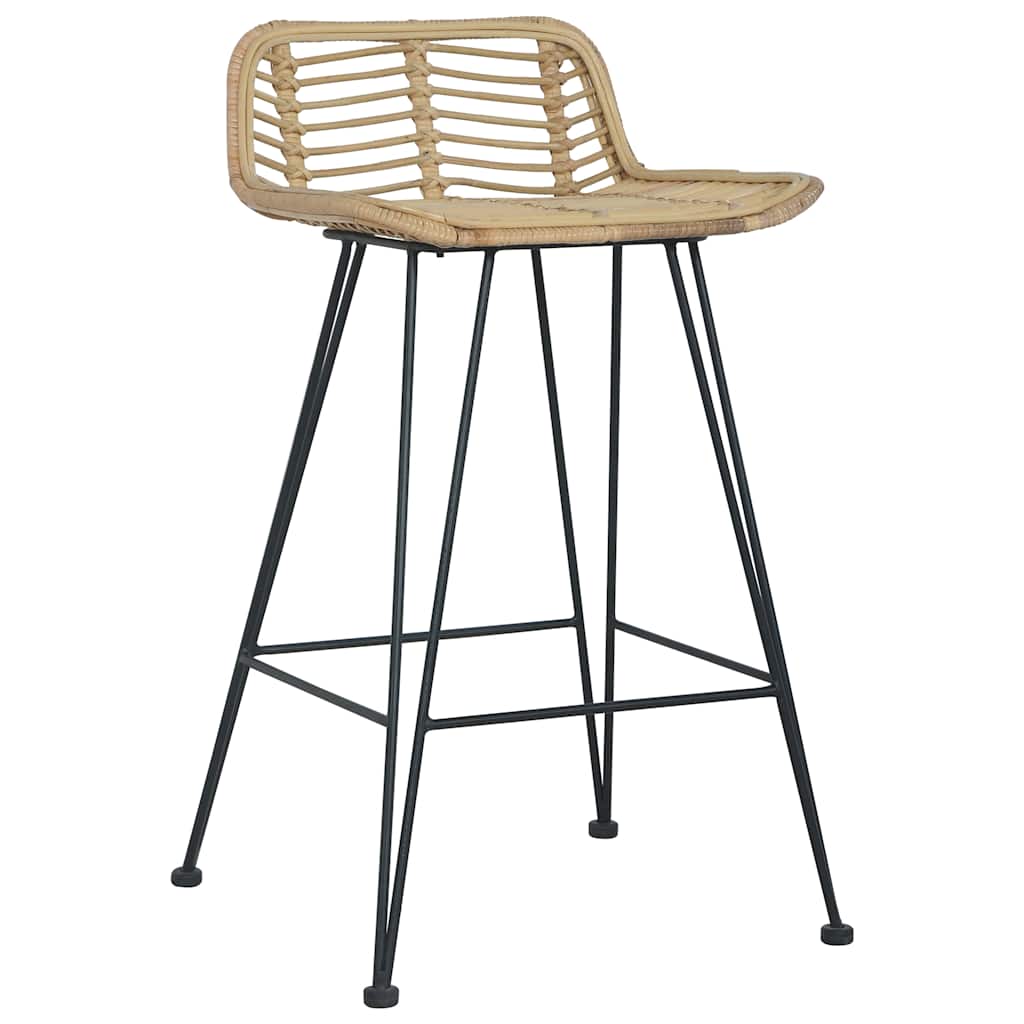 Chaises de bar lot de 2 rotin Naturel - XIOS