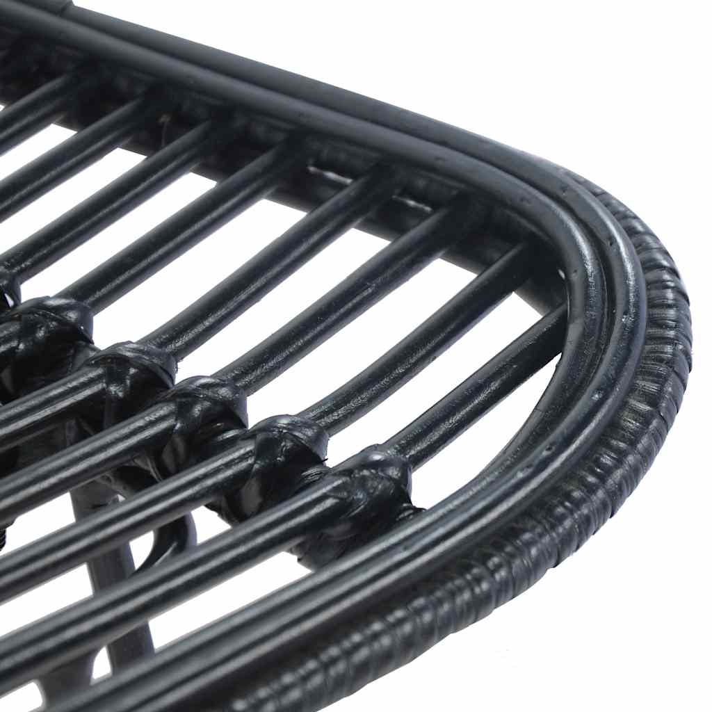 Chaises de bar lot de 2 noir Rotin - XIOS