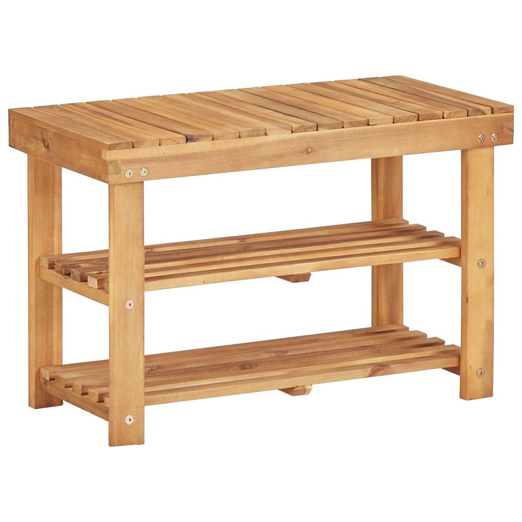 Range-chaussures 70x32x46 cm Bois d'acacia massif - XIOS