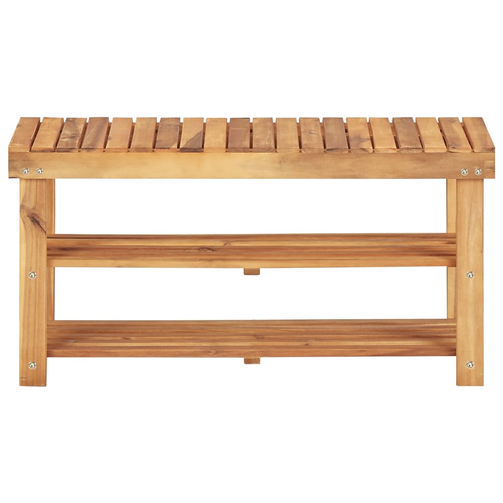 Range-chaussures 90x32x46 cm Bois d'acacia massif - XIOS