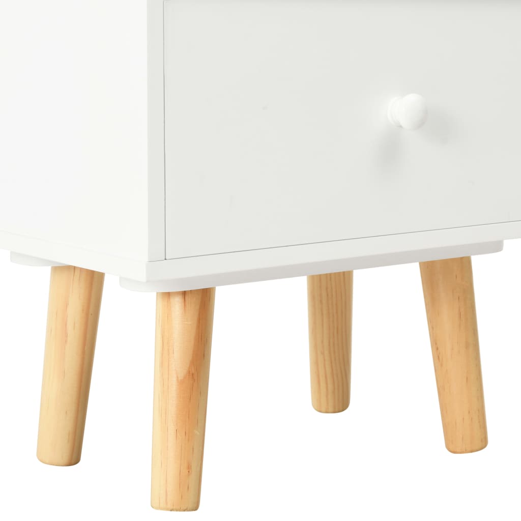 Tables de chevet 2 pcs Blanc 40 x 30 x 50 cm Pin massif - XIOS