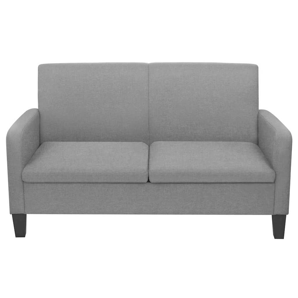 Ensemble de canapés 2 pcs tissu gris clair - XIOS