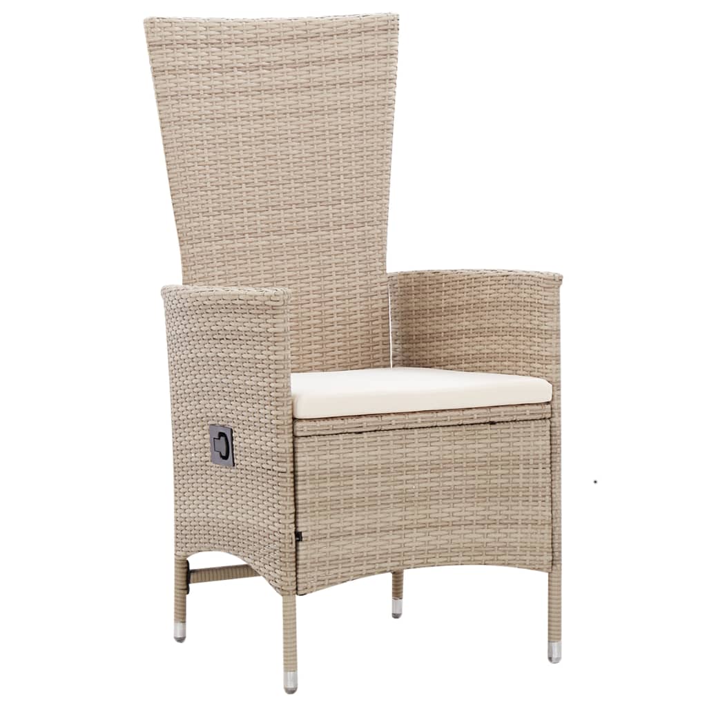 Ensemble à manger d'extérieur 7 pcs coussins Résine tressée - XIOS