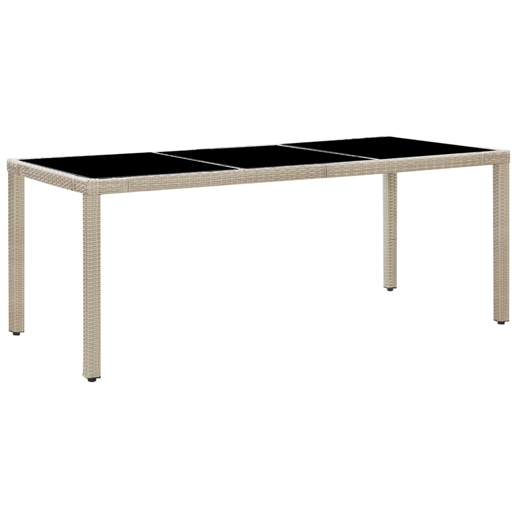 Ensemble à manger d'extérieur et coussins 9 pcs résine tressée - XIOS