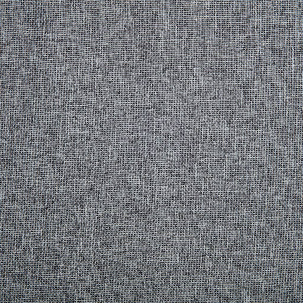 Chaises pivotantes à manger lot de 4 gris clair tissu - XIOS