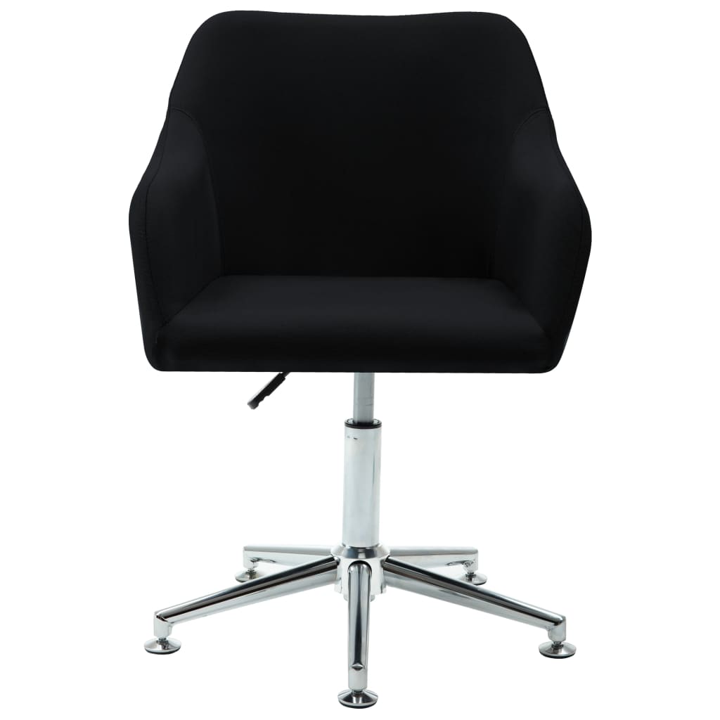 Chaise pivotante de bureau Noir Tissu - XIOS