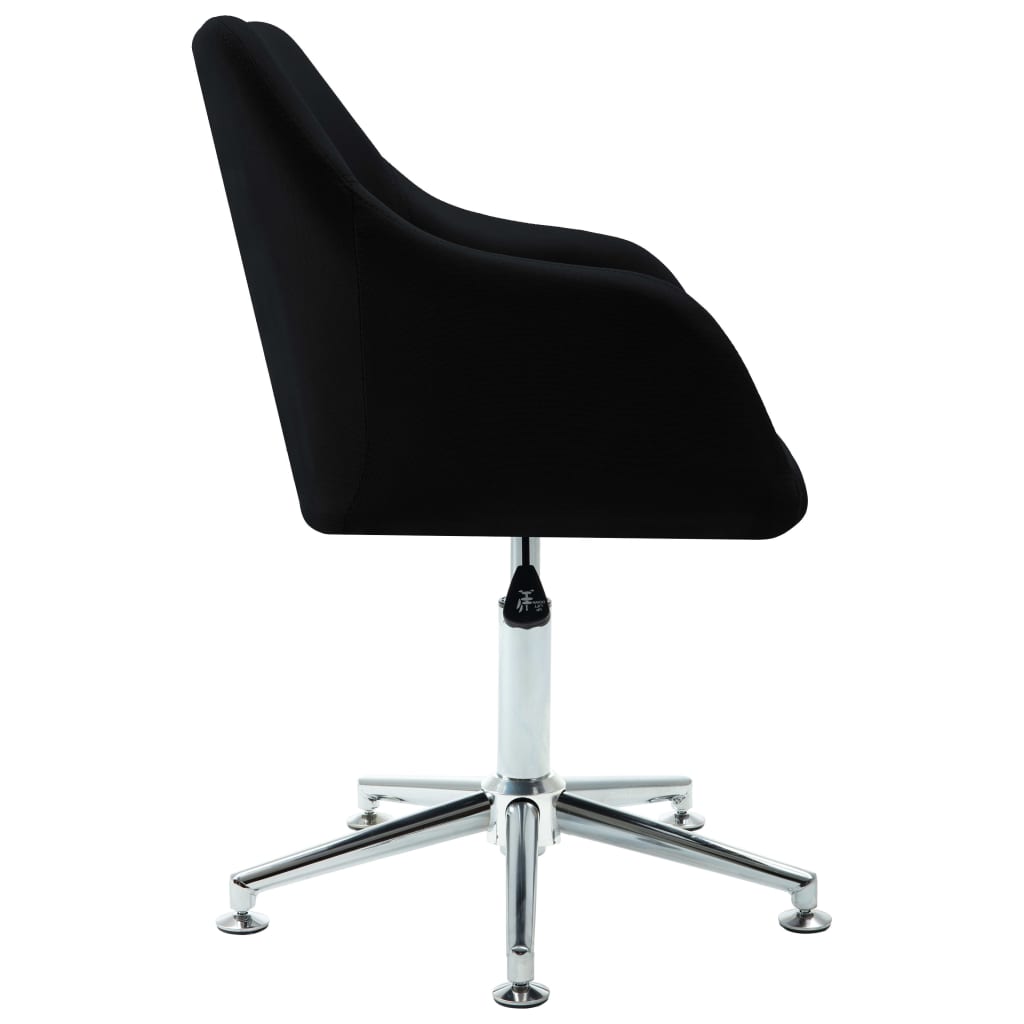 Chaise pivotante de bureau Noir Tissu - XIOS