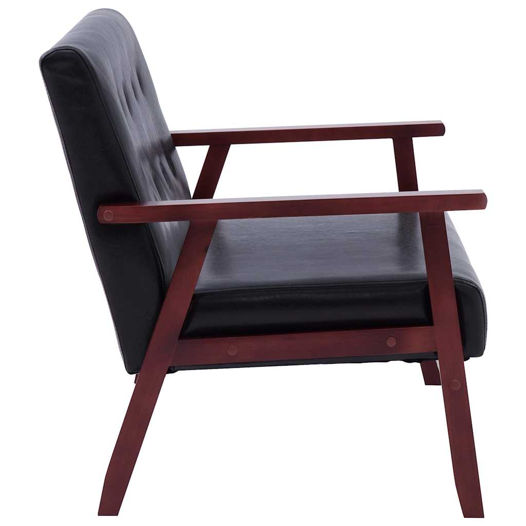 Ensemble de canapés 2 pcs noir similicuir - XIOS