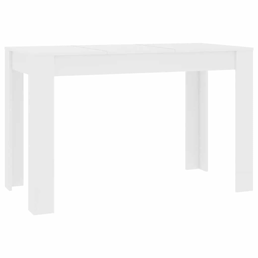 Table à manger Blanc 120x60x76 cm Bois d'ingénierie - XIOS