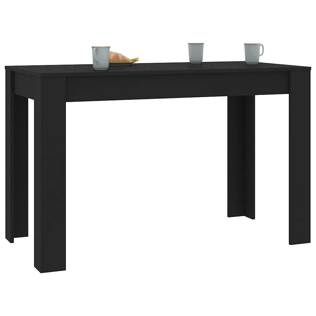 Table de salle à manger Noir 120 x 60 x 76 cm Bois d'ingénierie - XIOS