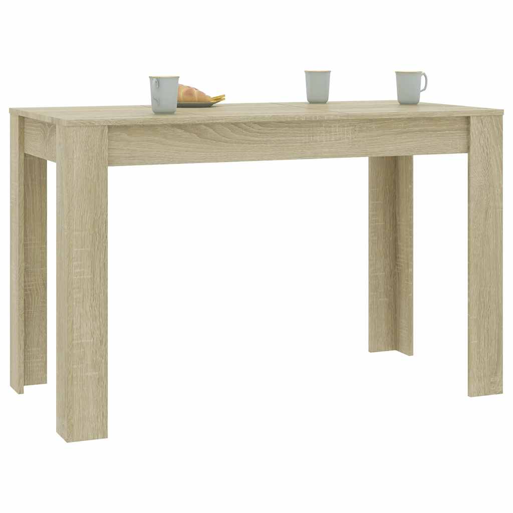 Table à manger Chêne sonoma 120x60x76 cm Bois d'ingénierie - XIOS