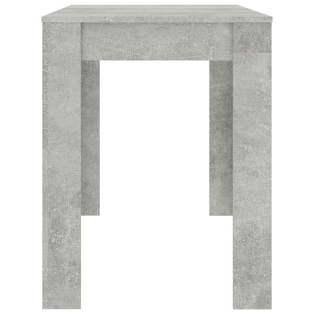 Table à manger Gris béton 120x60x76 cm Bois d'ingénierie - XIOS