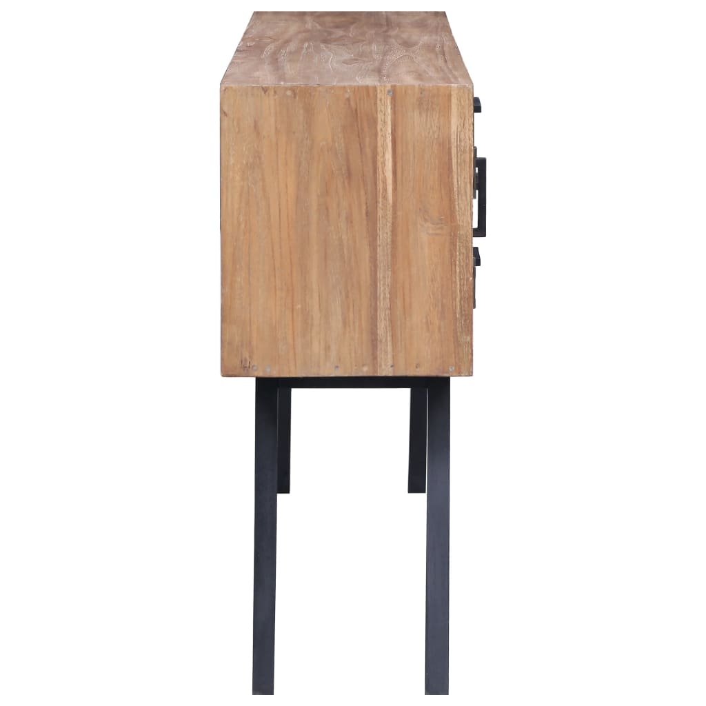 Armoire latérale 110x30x75 cm Teck solide - XIOS