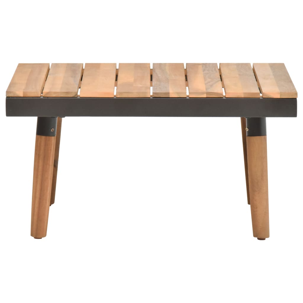Salon de jardin 4 pcs avec coussins Bois d'acacia solide - XIOS