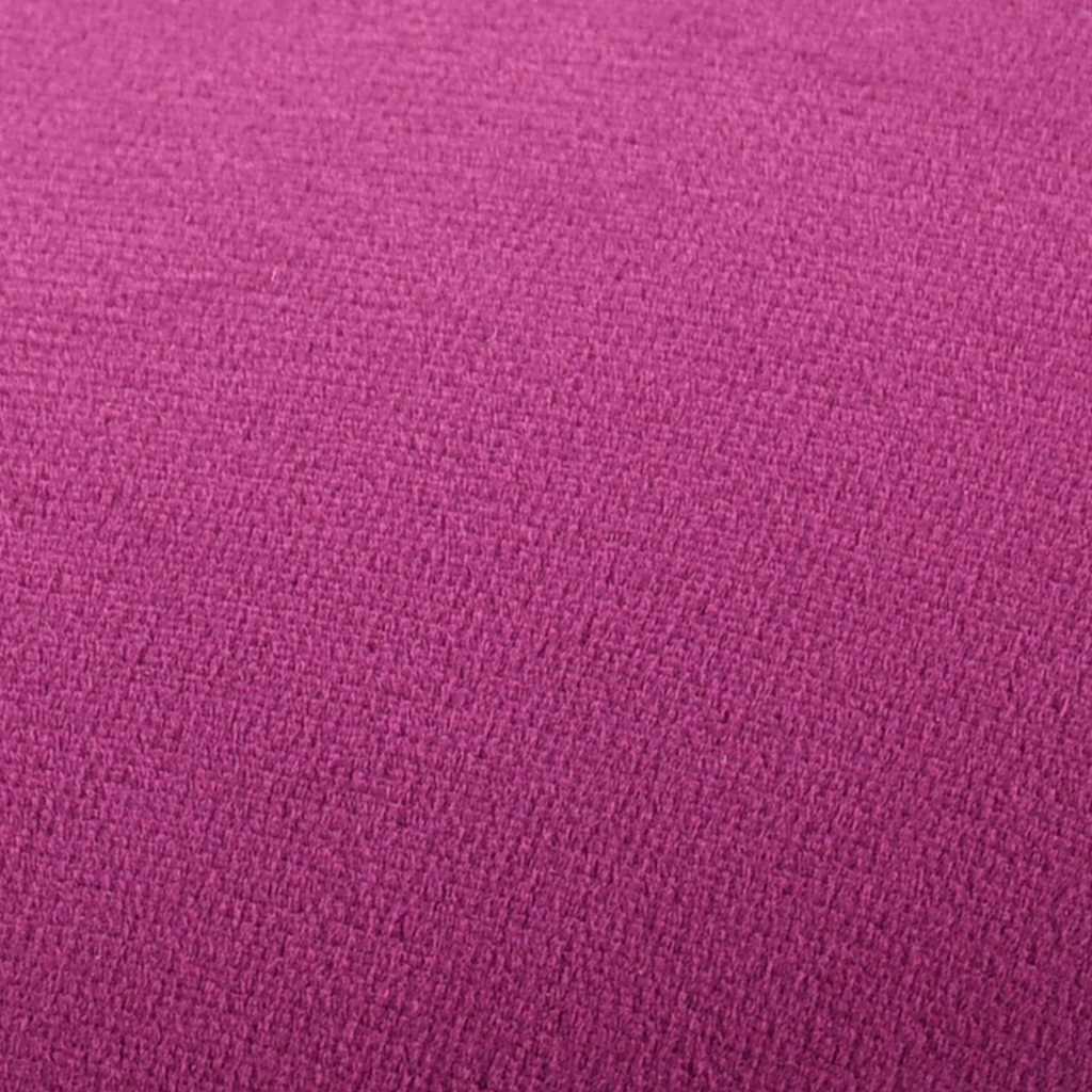 Tabouret Violet et doré Velours 28 x 36 cm